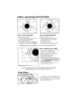 Preview for 10 page of Whirlpool Thin Twin LT4900XM Use And Care Manual