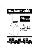 Whirlpool Thin Twin LT4900XS Use & Care Manual preview