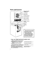 Preview for 2 page of Whirlpool Thin Twin LT4905XM Use & Care Manual