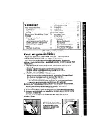 Preview for 3 page of Whirlpool Thin Twin LT5000XM Use & Care Manual