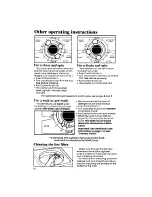 Preview for 10 page of Whirlpool Thin Twin LT5000XM Use & Care Manual