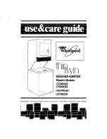 Whirlpool Thin Twin LT5000XS Use & Care Manual preview