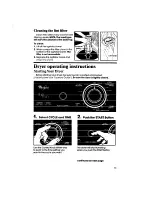 Preview for 13 page of Whirlpool Thin Twin LT5000XS Use & Care Manual