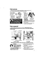 Preview for 17 page of Whirlpool Thin Twin LT5000XS Use & Care Manual