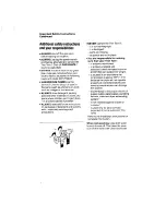 Preview for 4 page of Whirlpool Thin Twin LT5000XV Use & Care Manual