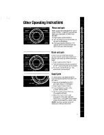 Preview for 11 page of Whirlpool Thin Twin LT5000XV Use & Care Manual