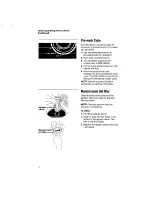 Preview for 12 page of Whirlpool Thin Twin LT5000XV Use & Care Manual