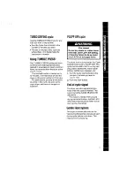 Preview for 15 page of Whirlpool Thin Twin LT5000XV Use & Care Manual