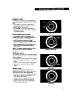 Preview for 9 page of Whirlpool THIN TWIN LTE5243BN0 Use And Care Manual