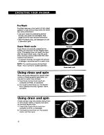 Preview for 10 page of Whirlpool THIN TWIN LTE5243BN0 Use And Care Manual