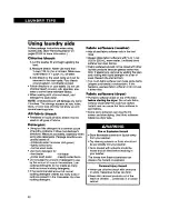 Preview for 32 page of Whirlpool THIN TWIN LTE5243BN0 Use And Care Manual