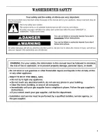 Preview for 3 page of Whirlpool THIN TWIN YLTE5243DQ2 Use & Care Manual