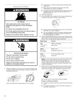 Preview for 8 page of Whirlpool THIN TWIN YLTE5243DQ2 Use & Care Manual