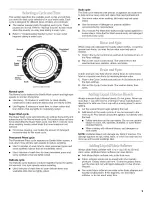 Preview for 9 page of Whirlpool THIN TWIN YLTE5243DQ2 Use & Care Manual