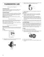 Preview for 12 page of Whirlpool THIN TWIN YLTE5243DQ2 Use & Care Manual