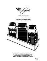 Whirlpool top freezer refrigerator Use And Care Manual предпросмотр