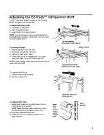 Предварительный просмотр 9 страницы Whirlpool top freezer refrigerator Use And Care Manual