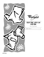 Whirlpool Top-Load Dryer Use And Care Manual preview