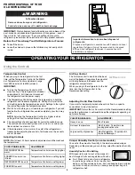 Предварительный просмотр 2 страницы Whirlpool Top Mount Refrigerator User Manual