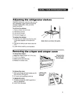 Предварительный просмотр 11 страницы Whirlpool TS22AW Use And Care Manual