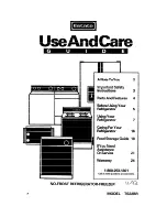 Whirlpool TS22BR Use And Care Manual preview