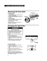 Preview for 14 page of Whirlpool TS22BR Use And Care Manual