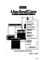 Preview for 1 page of Whirlpool TS25AW Use And Care Manual