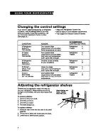 Предварительный просмотр 8 страницы Whirlpool TS25AW Use And Care Manual