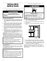 Предварительный просмотр 4 страницы Whirlpool TT14DKXKQ00 Use & Care Manual