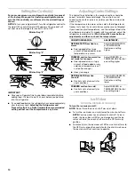 Предварительный просмотр 10 страницы Whirlpool TT14DKXKQ00 Use & Care Manual