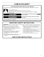 Preview for 3 page of Whirlpool  TU950QPXS Use And Care Manual