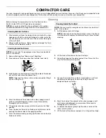 Preview for 9 page of Whirlpool  TU950QPXS Use And Care Manual