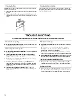 Предварительный просмотр 10 страницы Whirlpool  TU950QPXS Use And Care Manual