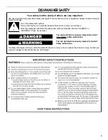 Preview for 3 page of Whirlpool TUD670OP Use And Care Manual