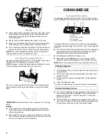 Preview for 8 page of Whirlpool TUD670OP Use And Care Manual