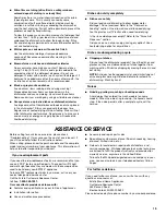 Preview for 15 page of Whirlpool TUD670OP Use And Care Manual