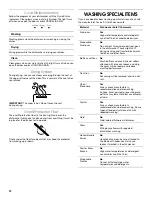 Предварительный просмотр 12 страницы Whirlpool TUD6900 Use And Care Manual