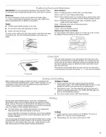 Preview for 5 page of Whirlpool TVE30100 User Instructions