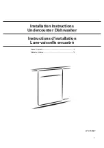 Whirlpool UDT518SAF Installation Instructions Manual предпросмотр