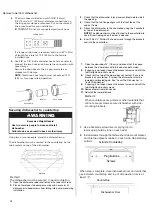 Предварительный просмотр 14 страницы Whirlpool UDT518SAF Installation Instructions Manual