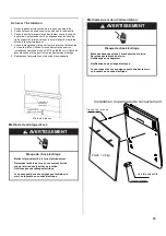 Предварительный просмотр 31 страницы Whirlpool UDT518SAF Installation Instructions Manual