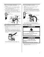 Предварительный просмотр 9 страницы Whirlpool UDT518SBDP Installation Instructions Manual