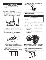 Предварительный просмотр 11 страницы Whirlpool UDT555SAFP0 Installation Instructions Manual