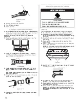 Предварительный просмотр 14 страницы Whirlpool UDT555SAFP0 Installation Instructions Manual