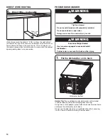 Предварительный просмотр 10 страницы Whirlpool UDT555SAH Installation Instructions Manual