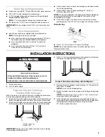 Предварительный просмотр 5 страницы Whirlpool UDT555SBDP Installation Instructions Manual