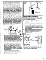 Предварительный просмотр 5 страницы Whirlpool Ultra Low Nox Installation Instructions And Use & Care Manual