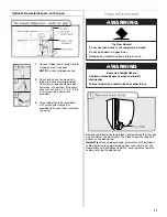 Предварительный просмотр 11 страницы Whirlpool UNDERCOUNTER DISHWASHER STAINLESS STEEL TUB Installation Instructions Manual