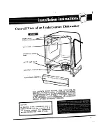 Предварительный просмотр 3 страницы Whirlpool Undercounter Dishwasher Installation Instructions Manual