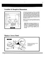 Предварительный просмотр 4 страницы Whirlpool Undercounter Dishwasher Installation Instructions Manual